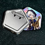 Badge Pins Brooch Manufacturer - Modern Style Personalized Tin Pentagon