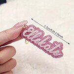 Acrylic Keychain Charms Factory - Personalized Cute Backpack Name Tags Custom