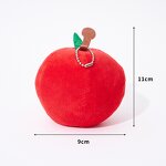 Plush Keychain Supplier - Cute Apple Fruit Stuffed Fruit Toy Kawaii Fluffy