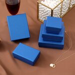 Jewelry Packaging Boxes Supplier - Luxury Peacock Blue Small Cardboard Paper