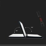 Hand Mirror Supplier - Mother Day Gifts Dual Sided Foldable Black ABS