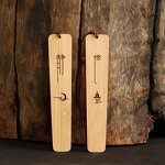 Wood Ruler Bookmarks Manufacturer - Custom Bamboo with Tassel