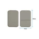 Vanity Mirror Factory - Custom Logo PU Leather Handheld Portable Folded