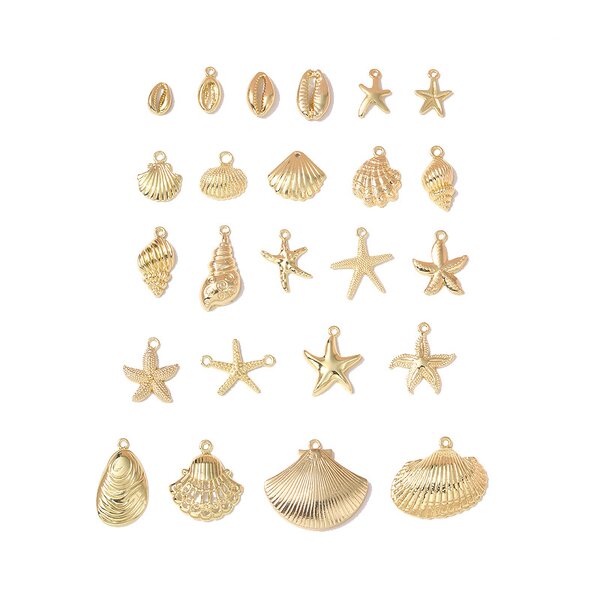Charms Pendants Manufacturer - Wholesale Bulk Cute Small Gold Metal DIY
