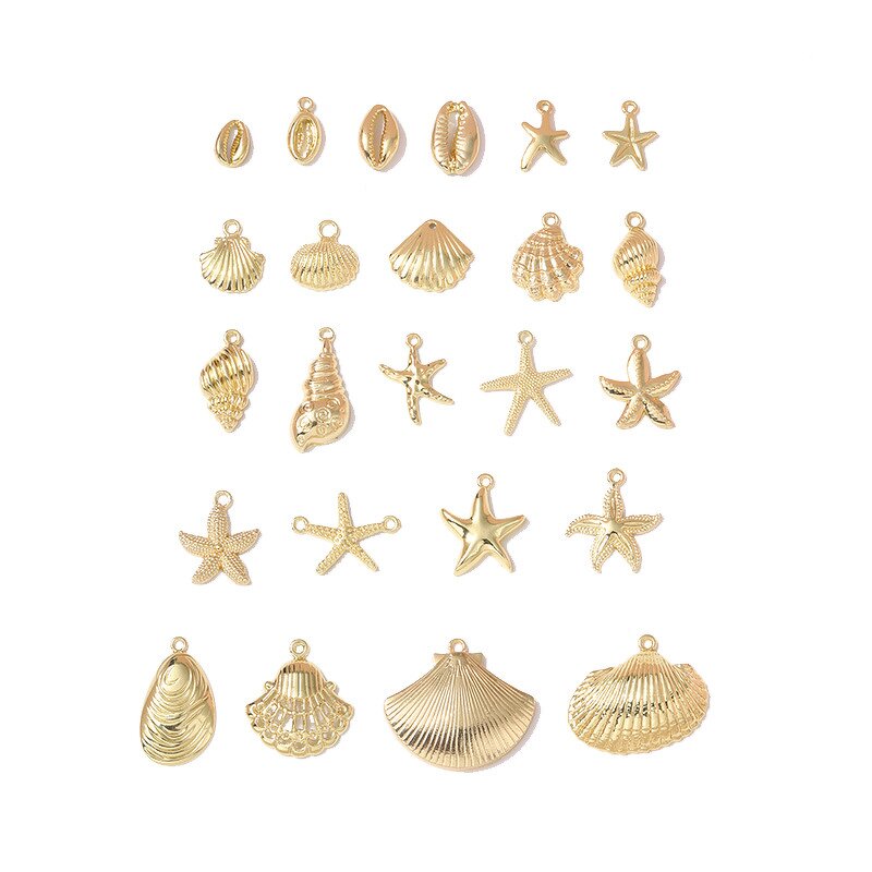 Charms Pendants Manufacturer - Wholesale Bulk Cute Small Gold Metal DIY