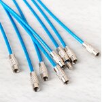 Wire Keychain Supplier - Stainless Steel Loops Colored Coated 6 Inch