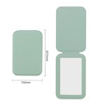 Pocket Makeup Mirrors Factory - Custom Logo Portable Folding PU Leather