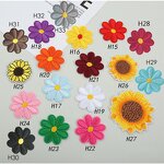 Embroidery Badge Patch Factory - Daisy Flower Bag Jacket Custom