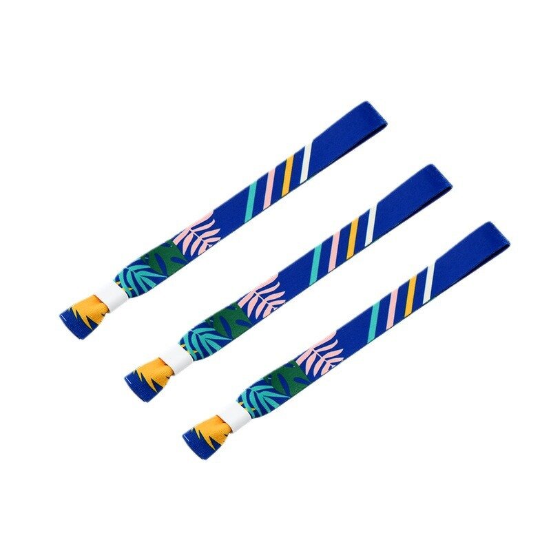 Wristbands Supplier - Promotional Polyester Fabric Custom Printing Adjustable