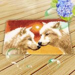 Cross Stitch Embroidery Supplier - DIY Floor Carpet Wool Plush Material