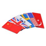 Car Emblem Badges Supplier - Personalized Metal Self-Adhesive American Flag