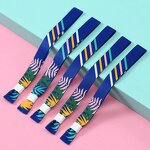 Wristbands Supplier - Promotional Polyester Fabric Custom Printing Adjustable