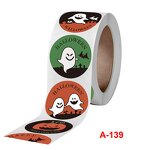 Stickers Manufacturer - Waterproof Self-Adhesive Halloween Pumpkin 6 Designs
