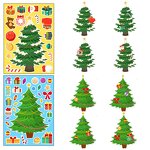 Window Stickers Supplier - DIY Celebration Kids' Merry Christmas Tree Puzzle