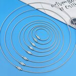 Keychain Cable Manufacturer - Custom Stainless Steel Wire Bulk 1.5mm Loops