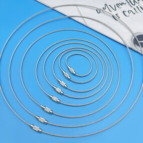 Keychain Cable Manufacturer - Custom Stainless Steel Wire Bulk 1.5mm Loops