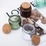 Glass Candle Jars Supplier - 100ML Empty Amber with Wooden Lids Custom