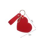 Makeup Mirror Keychain Manufacturer - Cute Heart Shaped Foldable Handheld