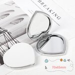 Magnifying Mirror Factory - Custom Print Blank PU Square Heart Rectangle