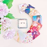 Pin Badges Supplier - Custom Name Tag Holographic Metal Square Tin