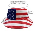 Bucket Hat Manufacturer - 2026 World Football Sports Custom United States Flag