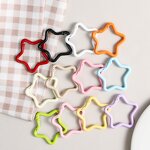 Carabiner Clip Keyring Manufacturer - Colorful Star Shape Spring Snap Hook