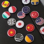 Car Emblem Sticker Manufacturer - Mini Round Motorcycle Custom Logo Metal