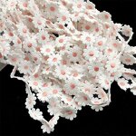 Embroidery Badges Patch Supplier - Appliques Clothing Water Soluble Daisy