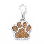 Pet Collar Name Tag Manufacturer - Personalized Glitter Paw Cat Dog Sublimation
