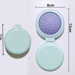 Hair Brush Mirror Supplier - Foldable Travel Round Portable Folding Pocket