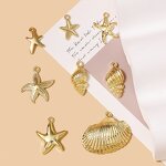 Charms Pendants Manufacturer - Wholesale Bulk Cute Small Gold Metal DIY