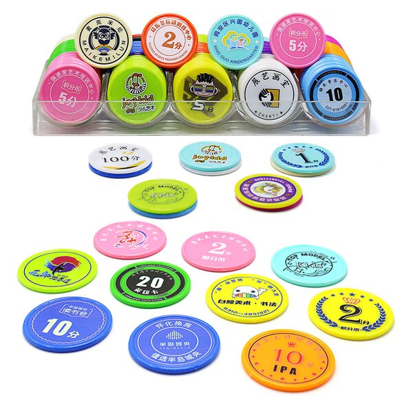 Blank Coins Supplier - Wholesale 25mm Small Plastic Game Token Poker Chips
