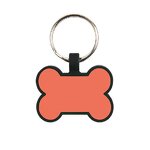 Pet Tag Supplier - Personalized Blank Silicone Bone with Keyring