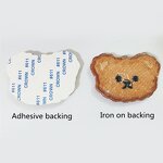 Chenille Patches Manufacturer - Kawaii Cute Bear Head Adhesive Iron on