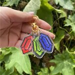 Acrylic Keychain Factory - No MOQ Clear Epoxy Print Glitter Laser Holographic