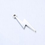Metal Charm Supplier - Mini Stainless Steel Lightning Shape for Jewelry