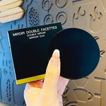 Hand Mirror Supplier - Mother Day Gifts Dual Sided Foldable Black ABS