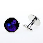 Cufflinks Supplier - Custom Metal Round for Men Birthday Valentine's Day
