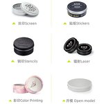 Metal Tin Box Manufacturer - Custom Logo Round 50ML Small Empty with Lids