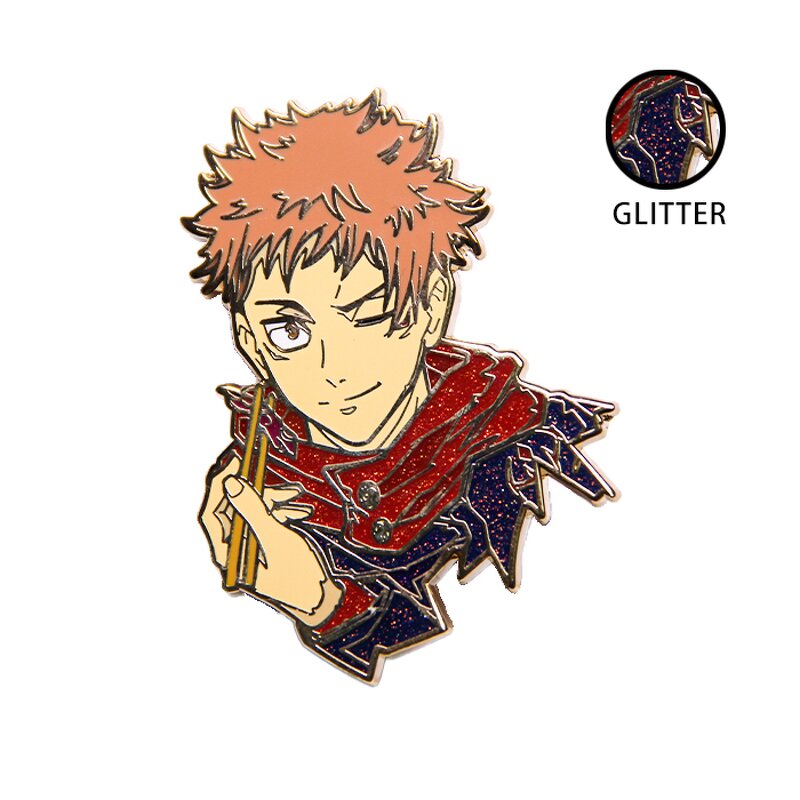 Pin Supplier - Computer Game Movie Character Custom Hard Enamel Glitter