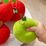 Plush Keychain Supplier - Cute Apple Fruit Stuffed Fruit Toy Kawaii Fluffy