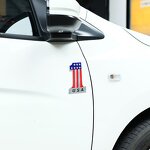 Car Emblem Badges Manufacturer - Wholesale American Flags Custom Logo Soft