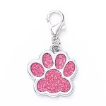 Pet Collar Name Tag Manufacturer - Personalized Glitter Paw Cat Dog Sublimation