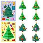 Window Stickers Supplier - DIY Celebration Kids' Merry Christmas Tree Puzzle
