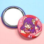 Button Pin Badge Manufacturer - Custom Logo Soft Plush Embroidery Tin