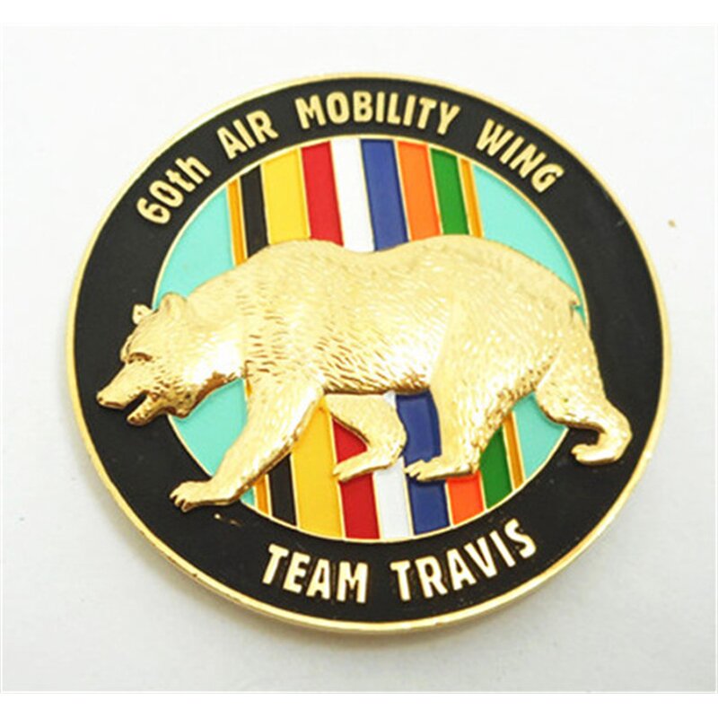 Metal Coins Manufacturer - Small MOQ Custom 3D Soft Enamel Gold with Box