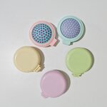 Travel Hair Brush Mirror Supplier - Custom Logo Round Folding Pocket with Comb