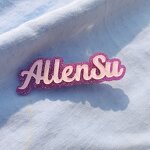 Name Tag Manufacturer - Custom Glitter Acrylic 3D Plastic ID with Pins