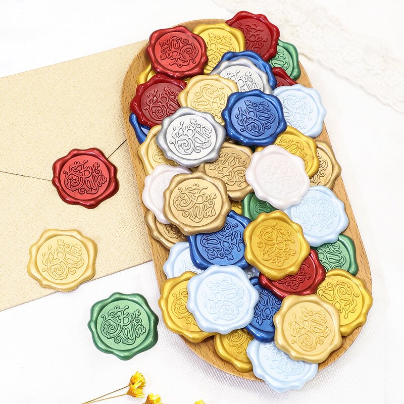 Wax Seal Stickers Supplier - Custom Wedding Invitation Envelope Self Adhesive