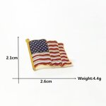Lapel Pins Supplier - Independence Day Gift United States Flag Brooch